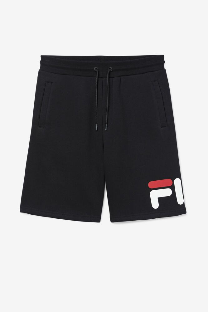 Fila Shorts Furzer Mens Black - India MKT-065418